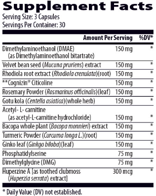 Brain C-13 Ingredients