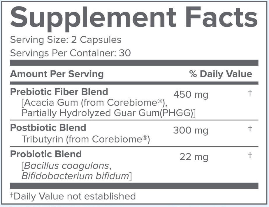 Gundry MD Bio Complete Supplement Fact