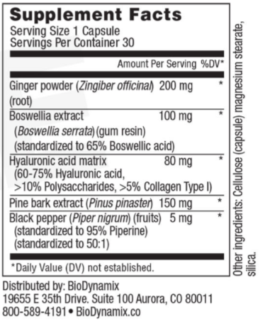 Joint Genesis Ingredients