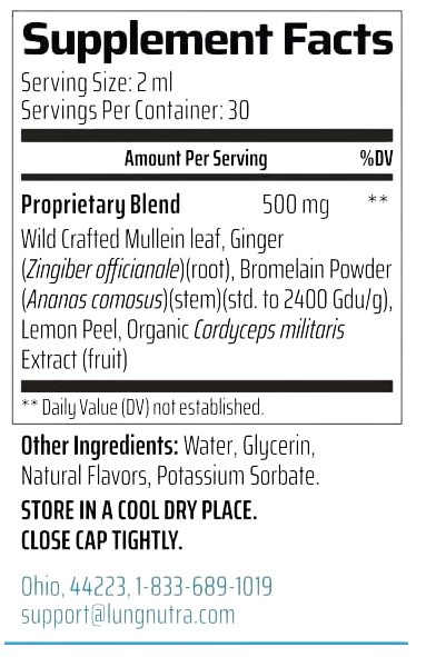 Lung Clear Pro Ingredients