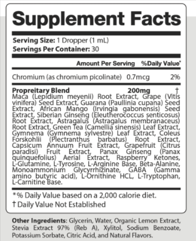 GlycoFortin-Supplement fact