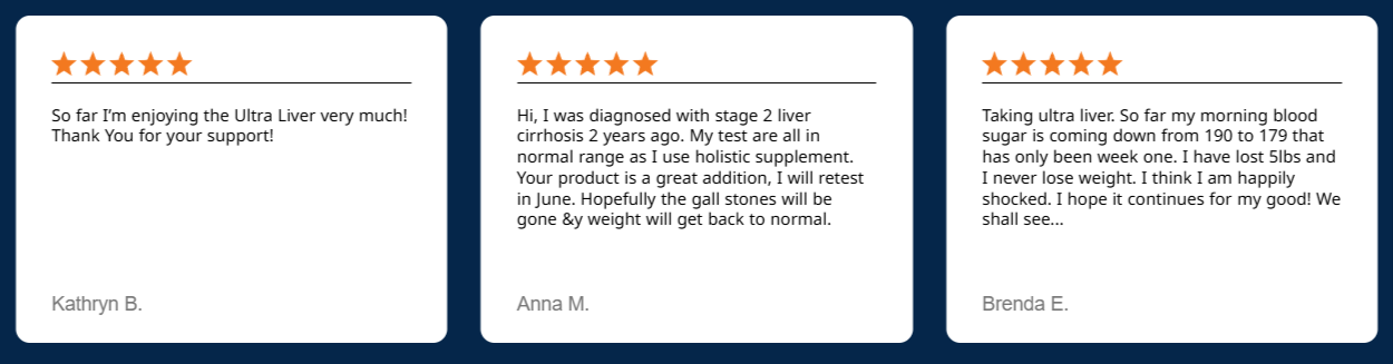 Ultra-Liver customer reviews
