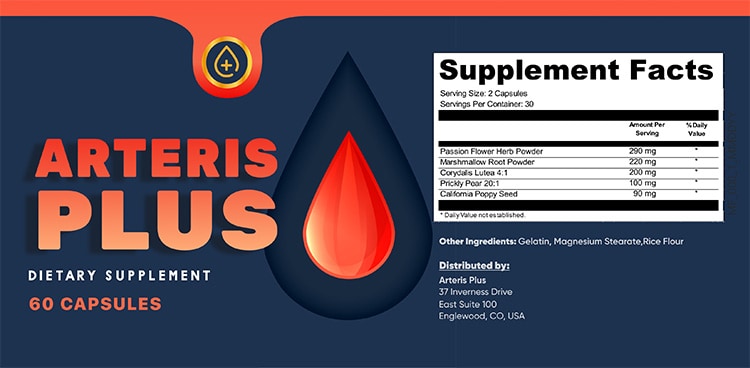 Arteris Plus Supplement Fact