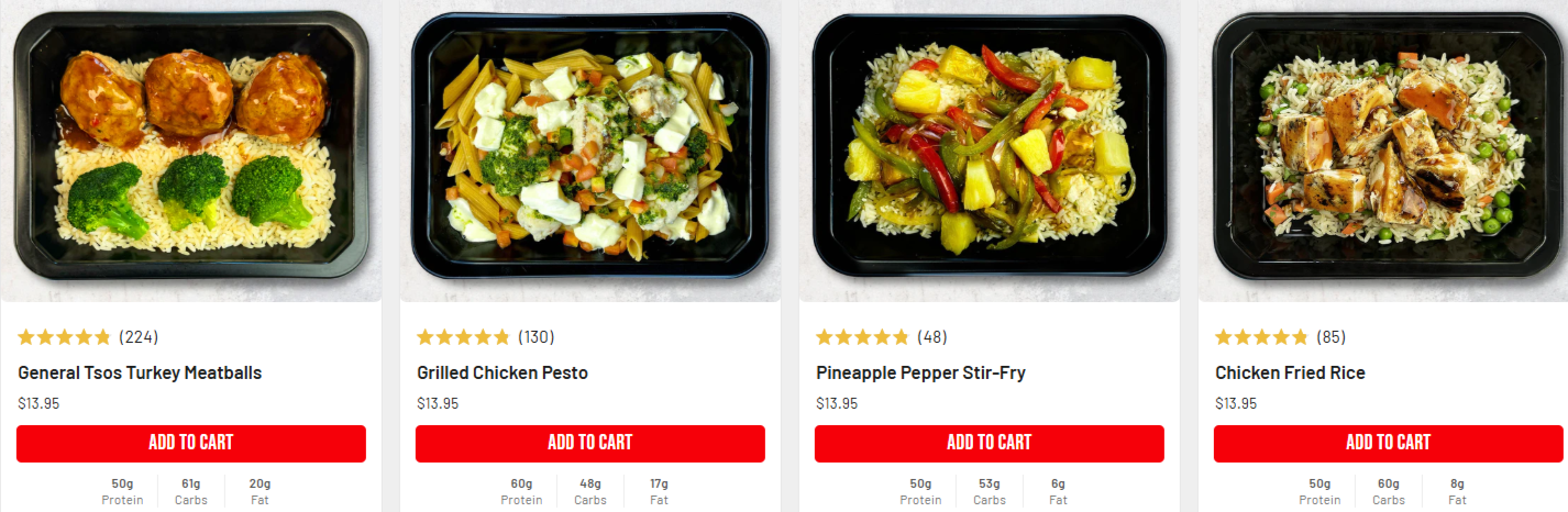  Fuel Meals choices