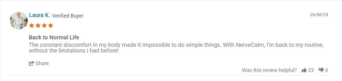 NerveCalm customer reviews