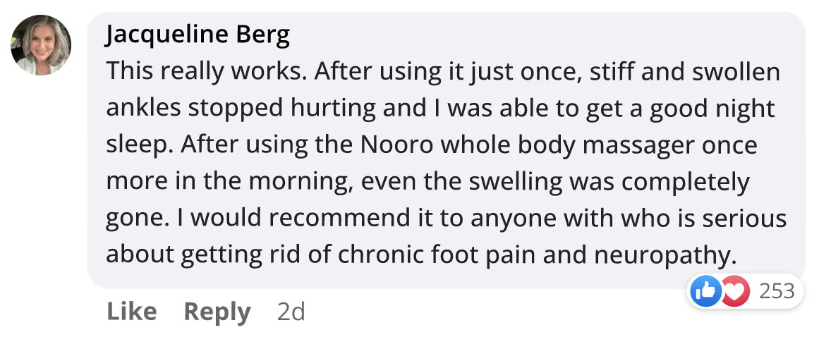 Nooro Whole Body Massager Customer reviews