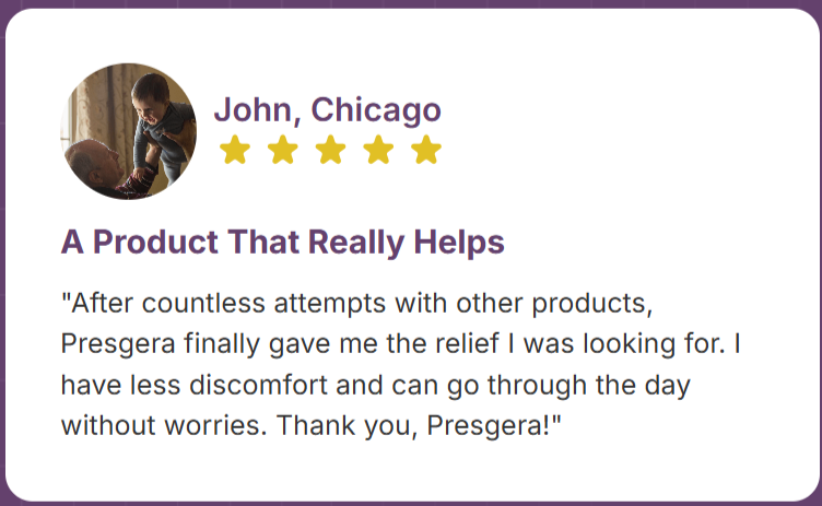 Presgera Customer reviews