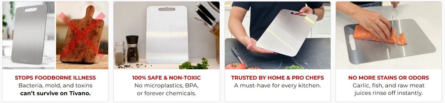 Tivano Cutting Board Benefits
