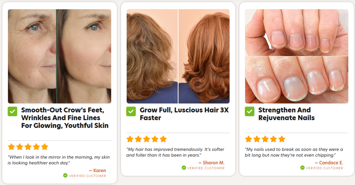 Collagen Nutra Boost Gummies Customer Reviews