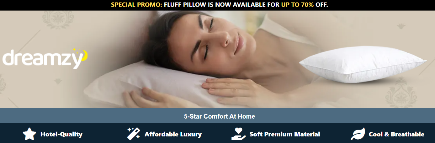 Fluff Pillow certified