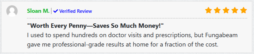 Fungabeam Customer Reviews