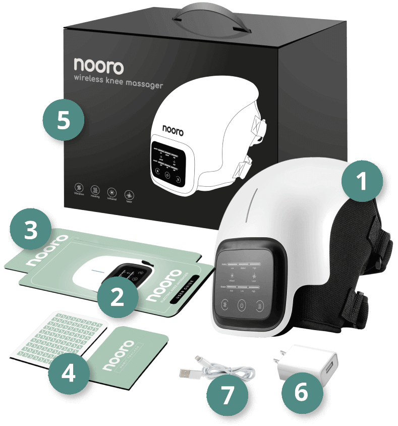 Nooro Knee Massager treatment kit