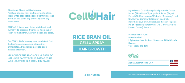 CelluHair Spray ingredients