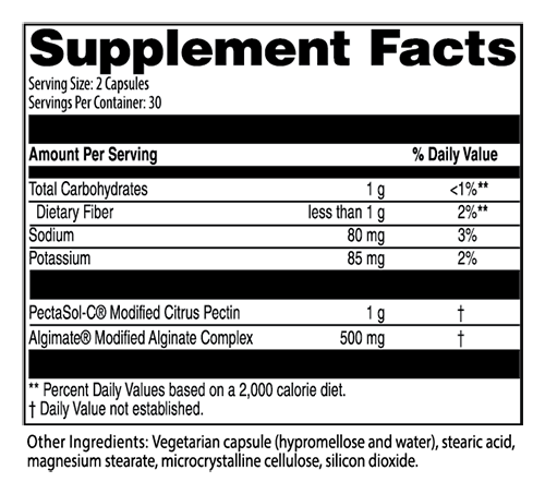PectaSol Detox Formula Ingredients