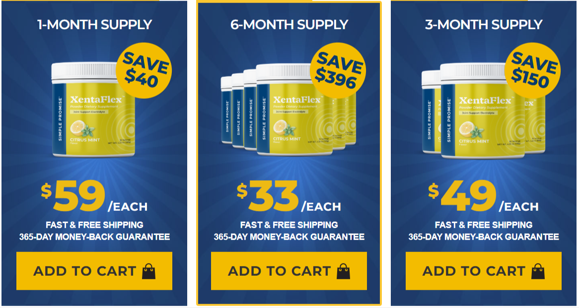 XentaFlex Prices