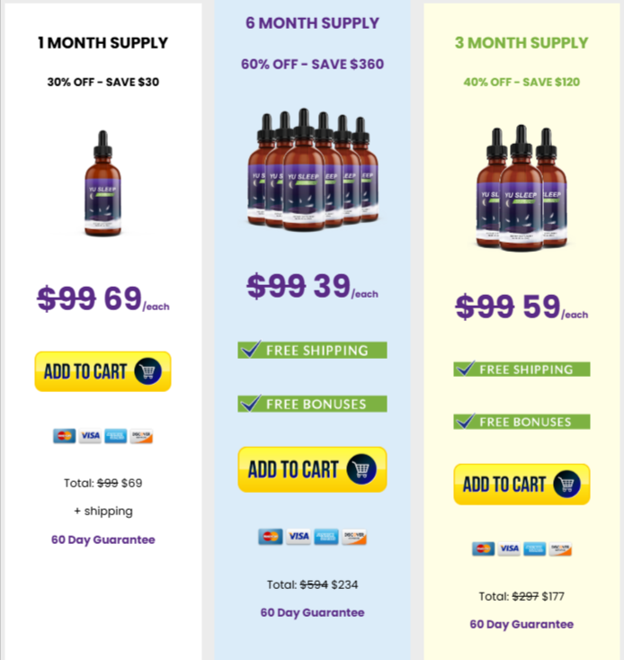 Yu Sleep Prices