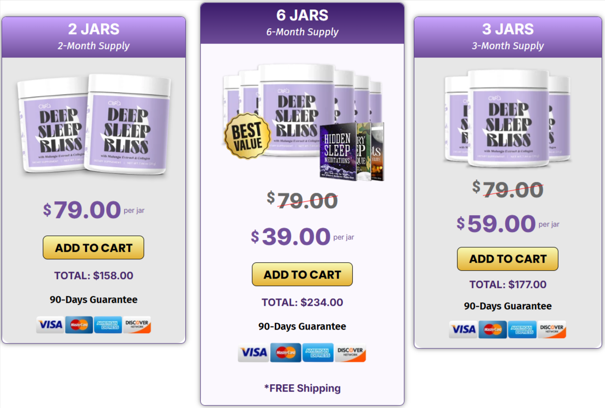 DeepSleep Bliss Prices