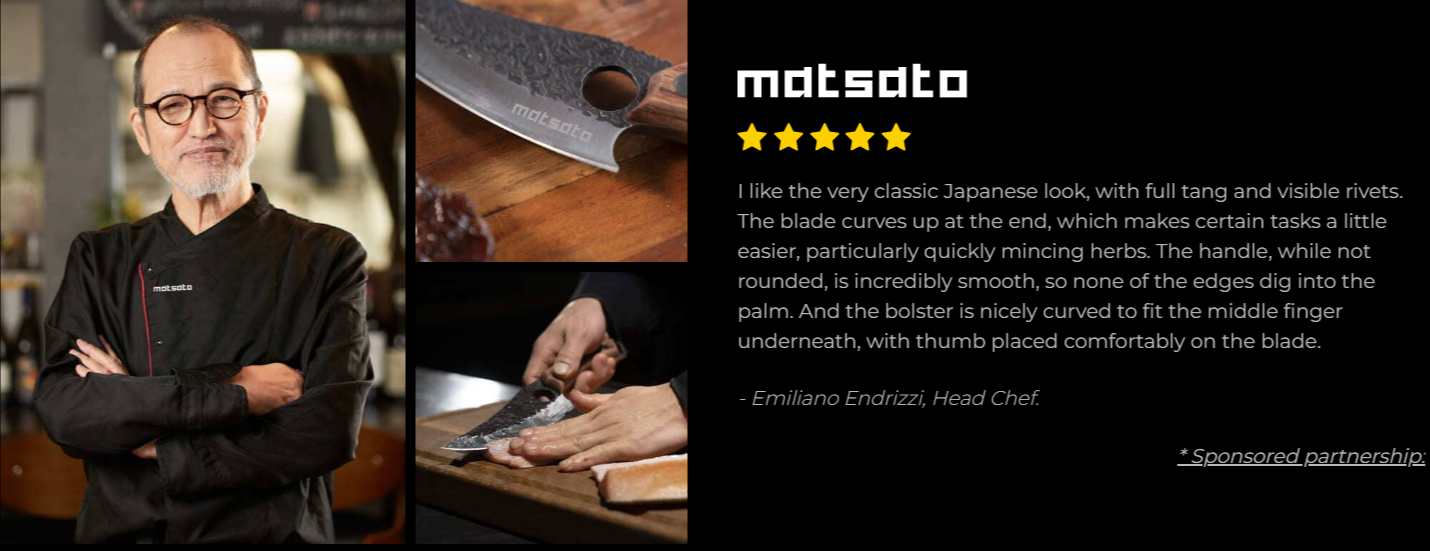 Matsato Chef Knife Customer Reviews