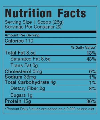Rootz Collagen SuperFood Supplement Fact