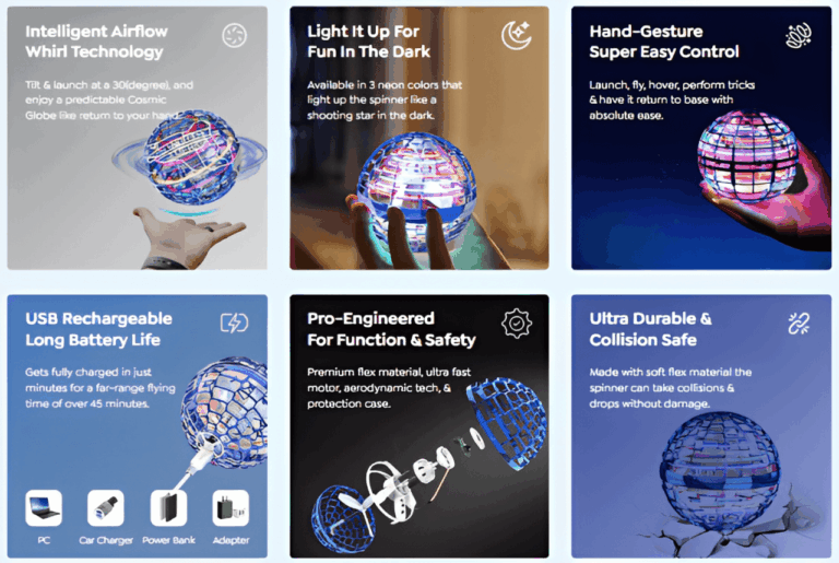 Cosmic Globe Features