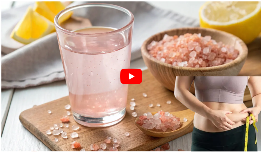 Pink Salt Lemon water Recipe For WeightLoss