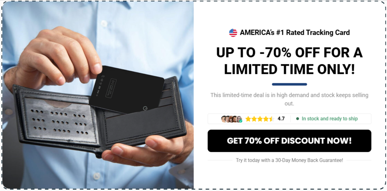 Tagsley Tracking Card Guarantee