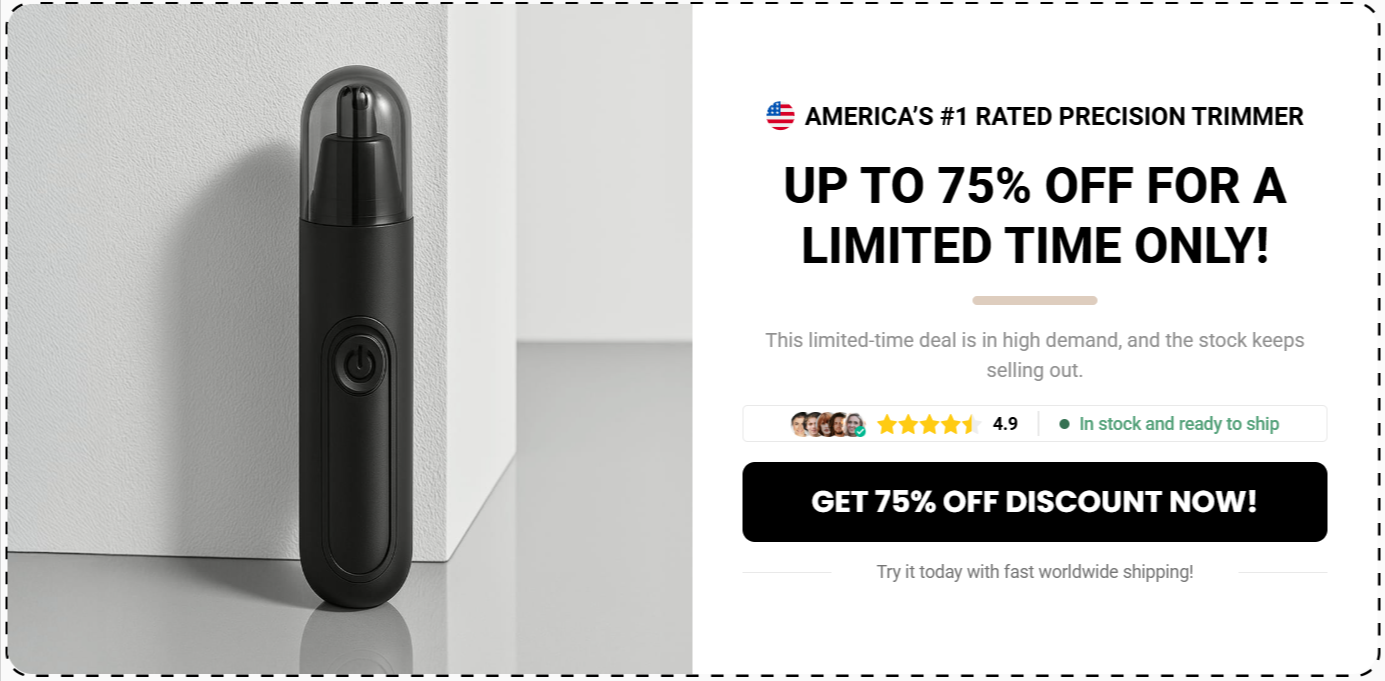 MrBoldPro Nose Hair Trimmer