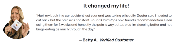 CalmPops Customer Reviews