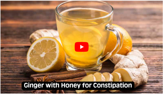 Ginger with Honey for Constipation