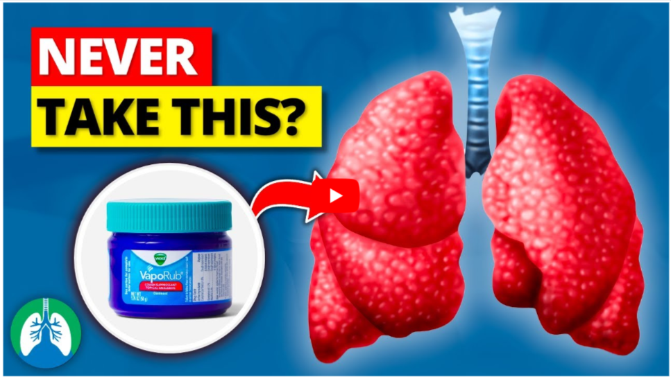 VicksVaporub For Bronchitis