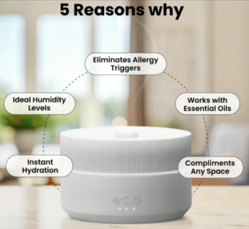 Clairu Air Humidifier Benefits