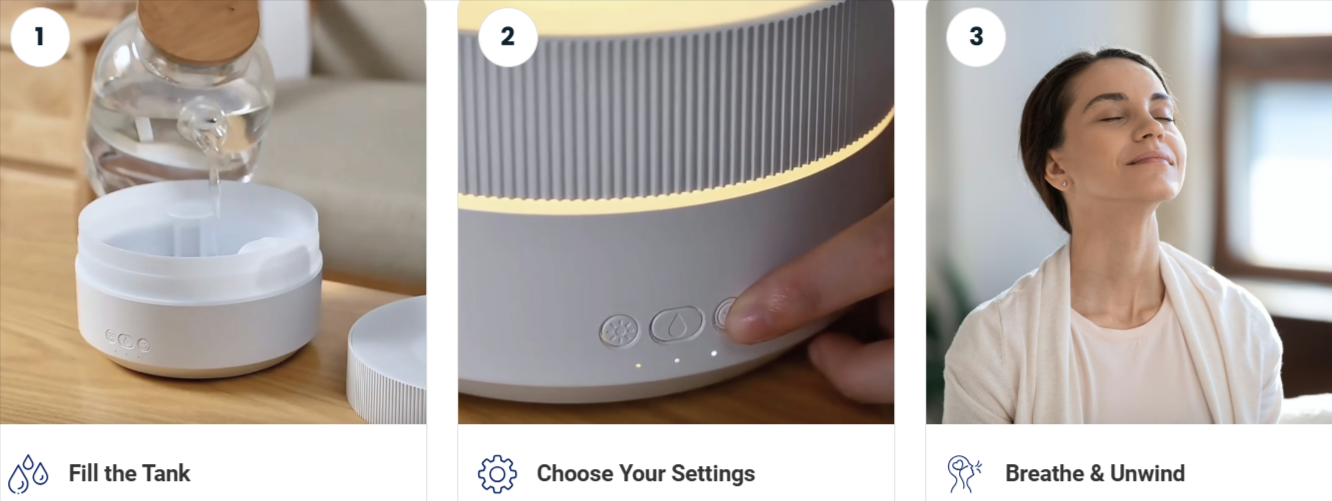 Clairu Air Humidifier How to use