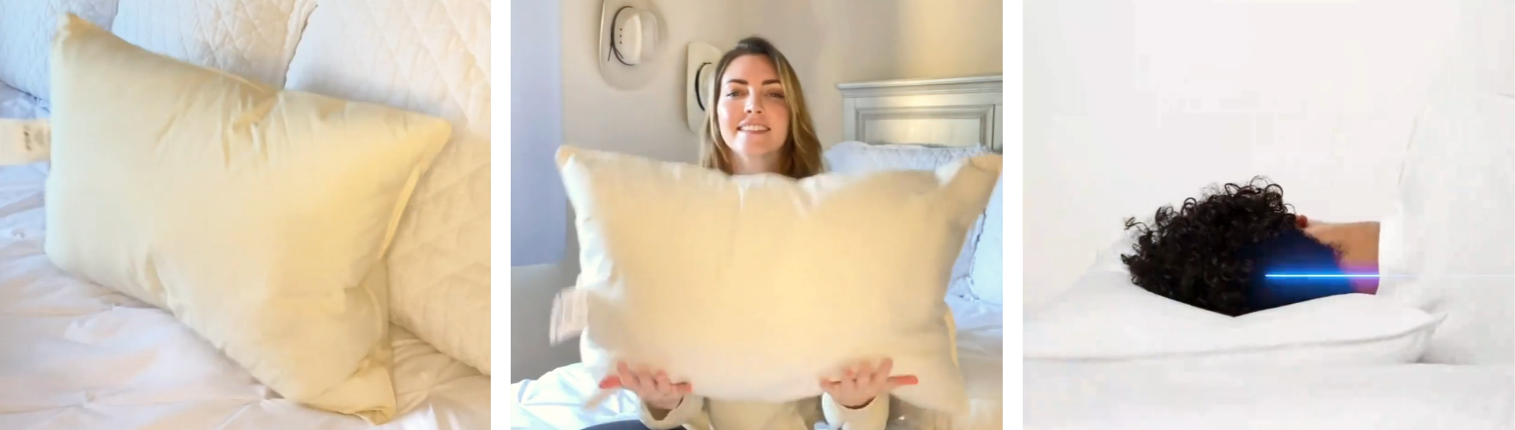 FluffCo Luxury Hotel Pillow choose