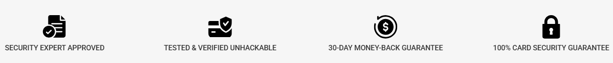 Guardality Safe Card Protection specifications