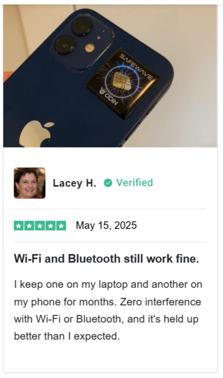 ODIN EMF Blocking Sticker customer reviews