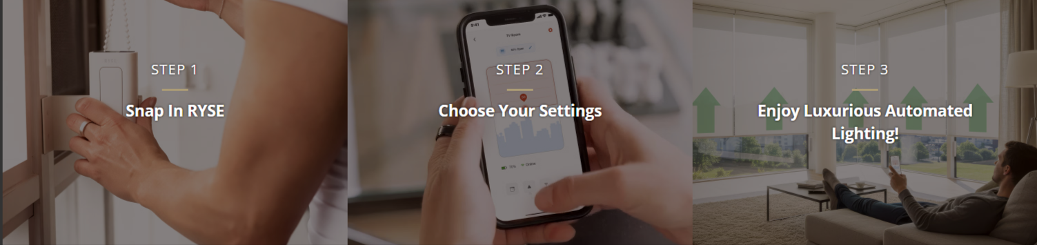  RYSE SmartShade uses