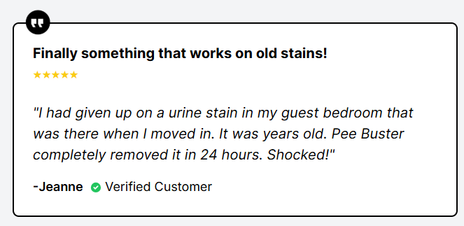 The Pee Buster customer reviews .