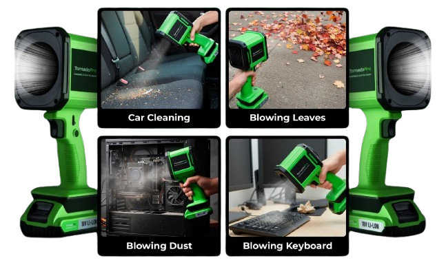 TornadoPro Handheld Leaf Blower benefit