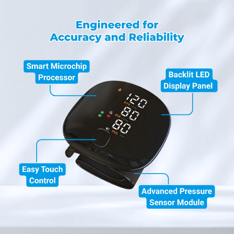 Vital Wrist Monitor features