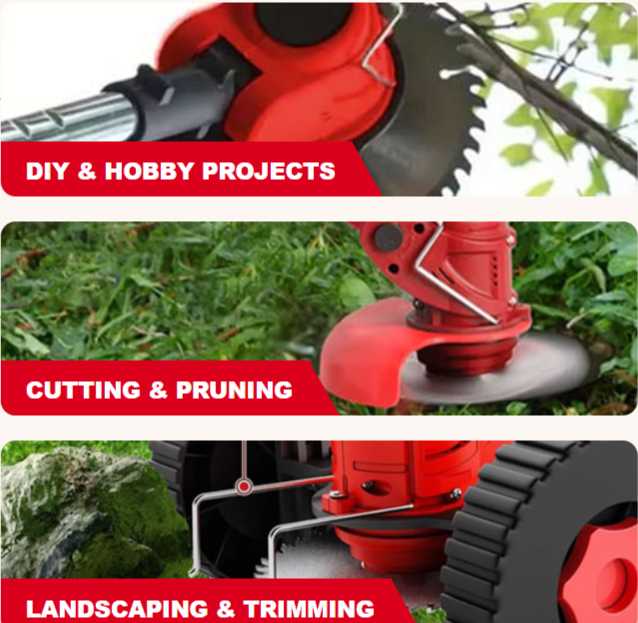 Wood Ranger Weed & Lawn Trimmer benefits