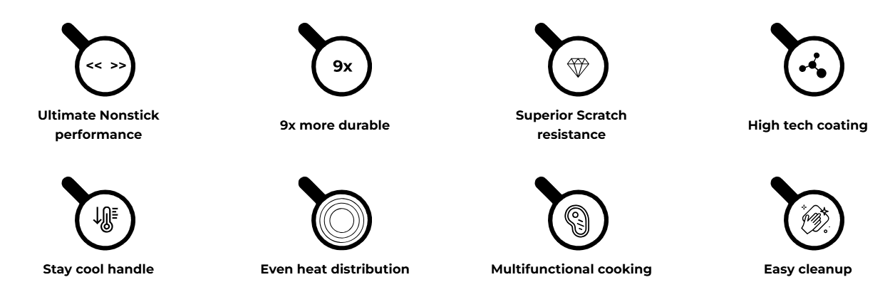 Emura Non-Stick Pan features