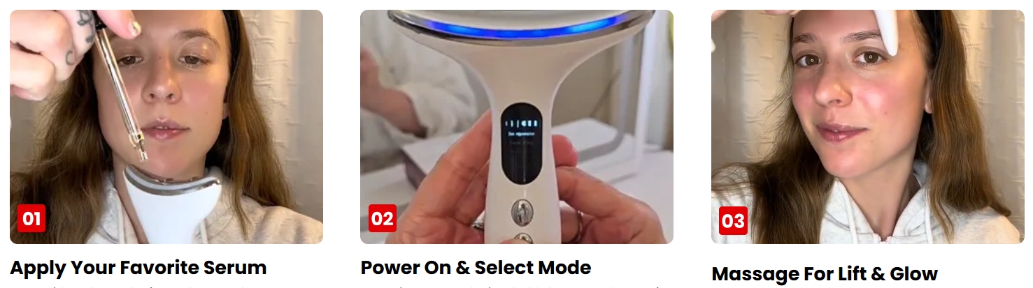 Glokore LED Skin Sculptor usage