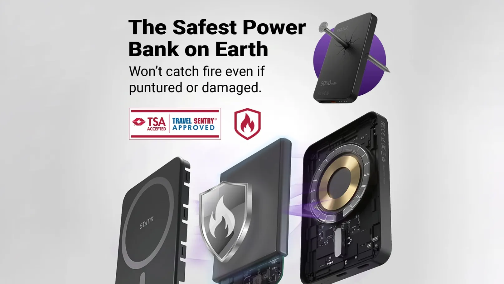 Statik State Power Bank safe usage