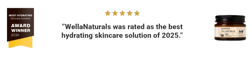 WellaNaturals Beef Tallow Balm certification