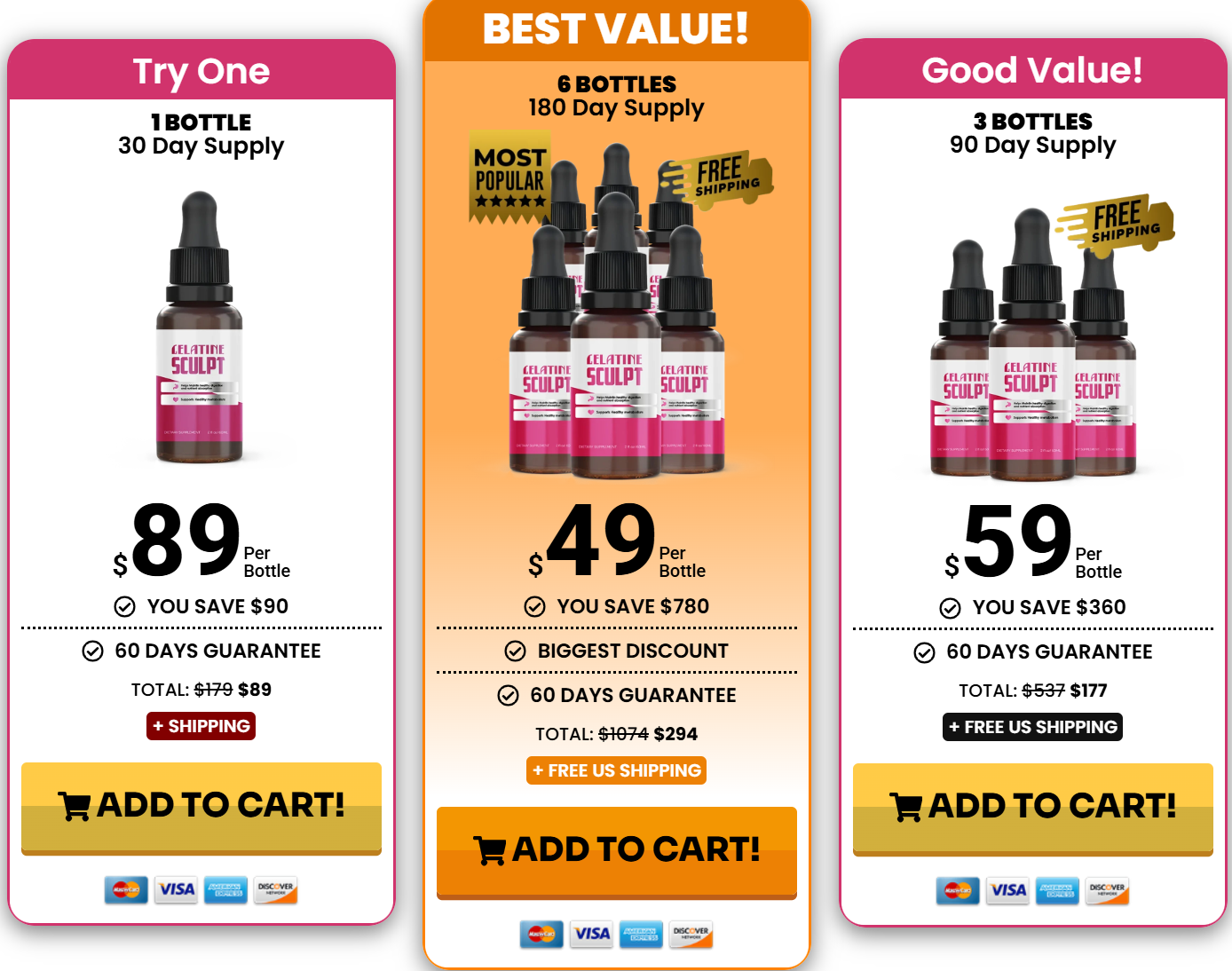 Gelatine Sculpt price