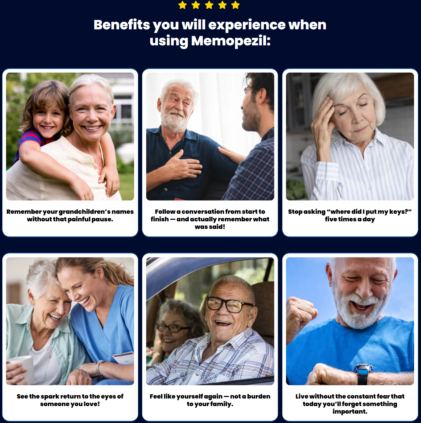 Memopezil benefit