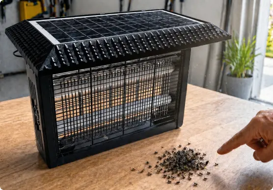 NovaVolt Solar Bug Zapper results