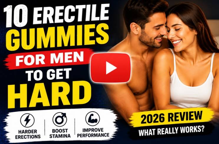 10 Erectile Gummies for Men to Get Hard