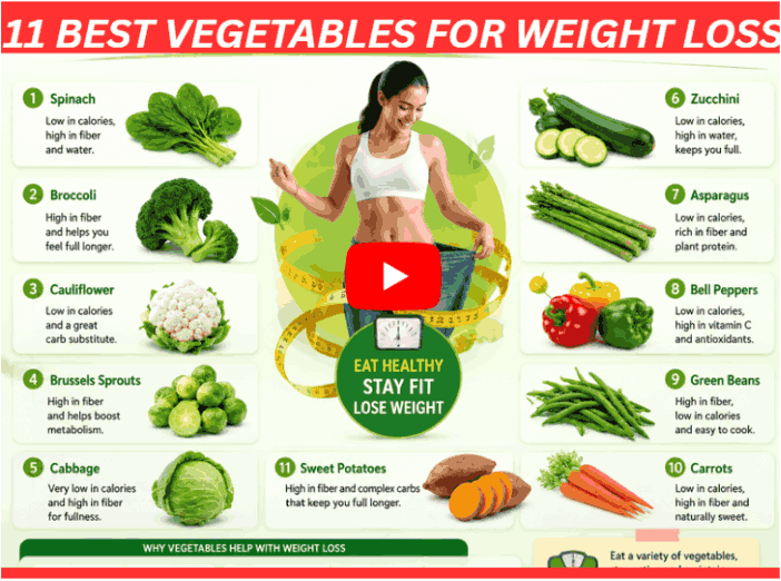 11 Best Vegetables for Weight - Loss