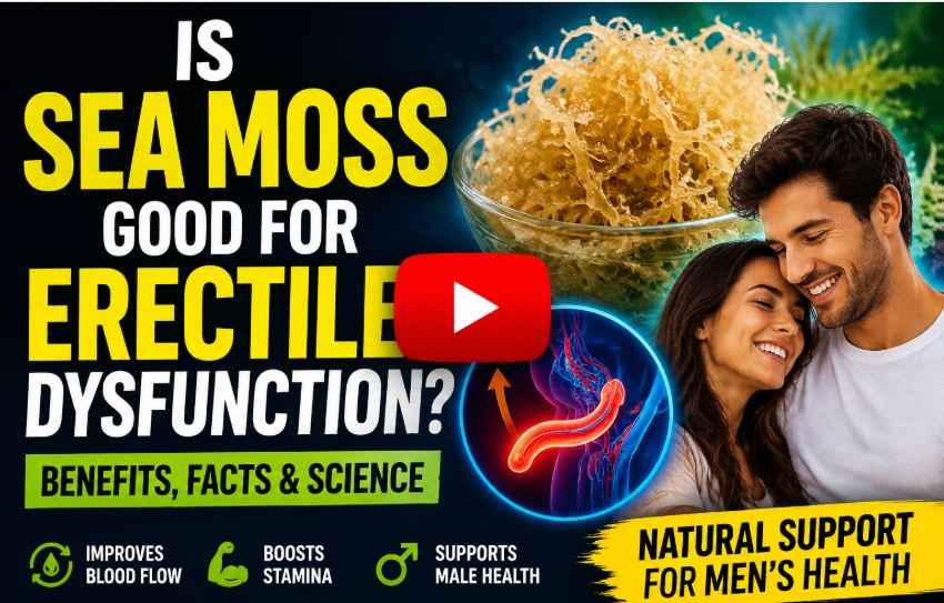 Is Sea Moss Good for Erectile Dysfunction